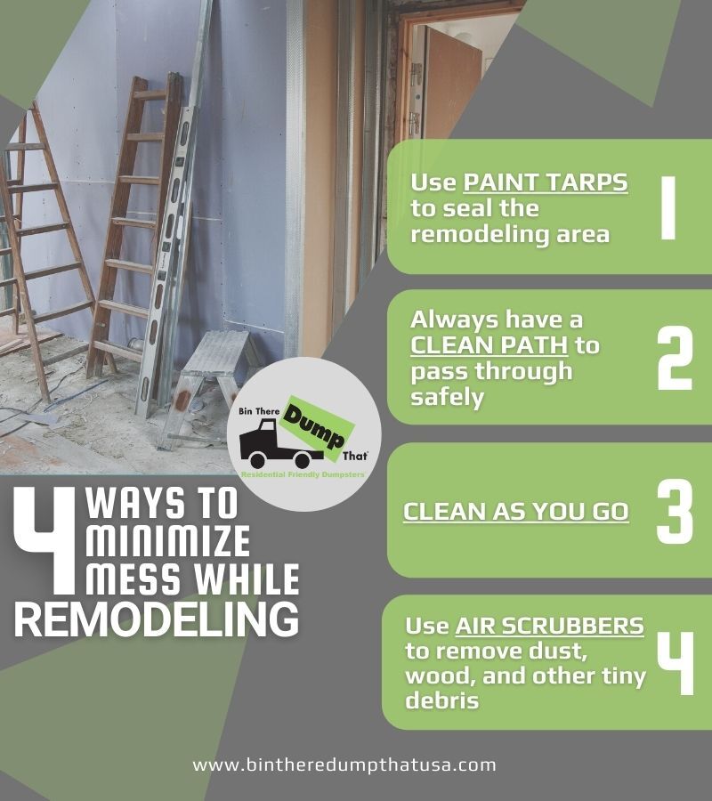 4 Ways to Minimize the Mess while Remodeling